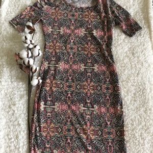 LuLaRoe Julia dress XXS NWT